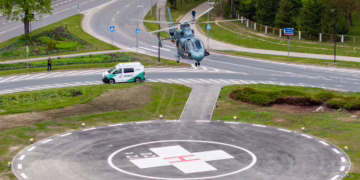 Santaros klinikos jau turi sraigtasparnių nusileidimo aikštelę