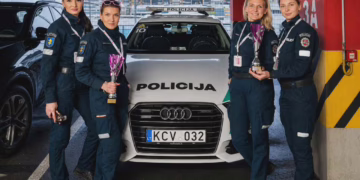 „Moterų ralyje“ sužibėjo Vilniaus policijos pareigūnės