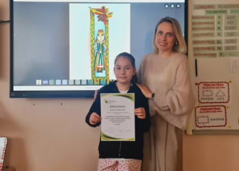 Jaunoji kūrėja iš Skaidiškių mokyklos-darželio – tarp konkurso laureatų Lietuvoje
