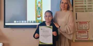Jaunoji kūrėja iš Skaidiškių mokyklos-darželio – tarp konkurso laureatų Lietuvoje
