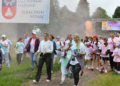 Šalčininkai sprogo spalvomis – nuotaikingas bėgimas subūrė 300 entuziastų