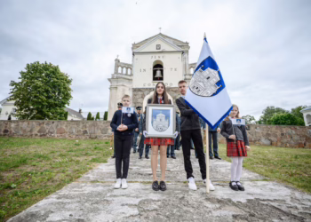 Iškilminga diena Vilniaus rajone: Šumskas pristatė savo herbą ir vėliavą