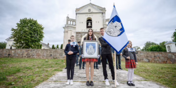 Iškilminga diena Vilniaus rajone: Šumskas pristatė savo herbą ir vėliavą
