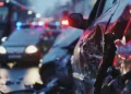 Jaunuolio BMW „tėškėsi“ į su švyturėliais važiavusį policijos automobilį