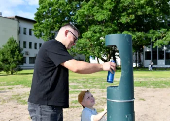 Šalčininkuose ir Eišiškėse jau galima atsigaivinti vandens kolonėlėse